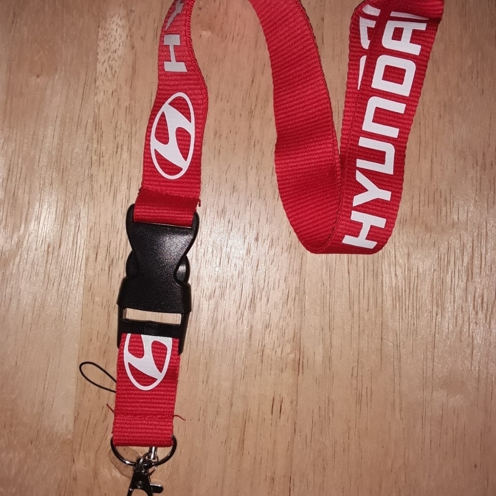 Brand New Hyundai Red Logo Lanyard